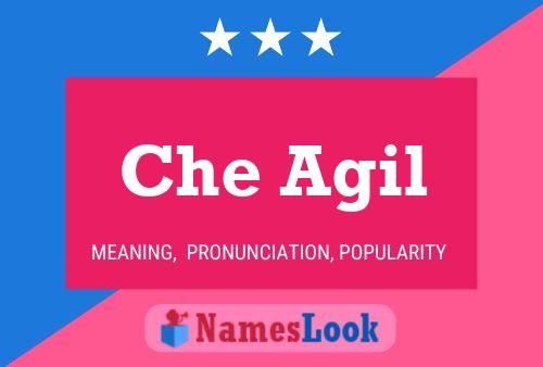 Póster del nombre Che Agil