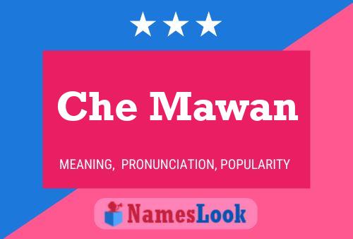 Póster del nombre Che Mawan