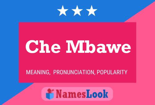 Póster del nombre Che Mbawe