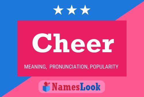 Póster del nombre Cheer