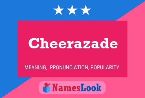 Póster del nombre Cheerazade