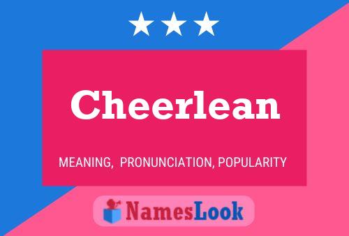 Póster del nombre Cheerlean