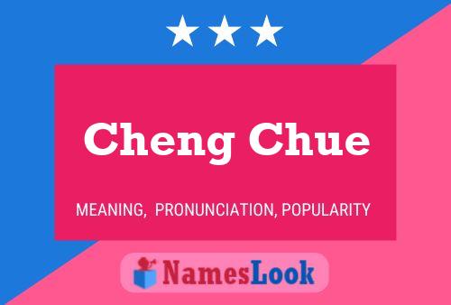 Póster del nombre Cheng Chue