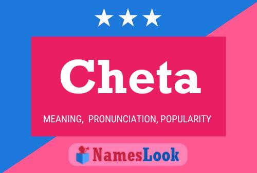 Póster del nombre Cheta