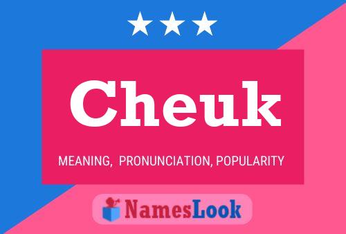 Póster del nombre Cheuk