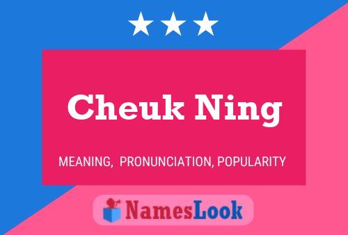 Póster del nombre Cheuk Ning