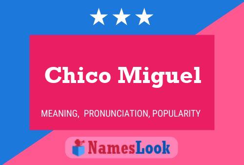 Póster del nombre Chico Miguel