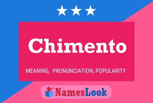 Póster del nombre Chimento