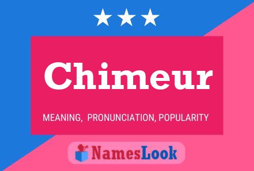 Póster del nombre Chimeur