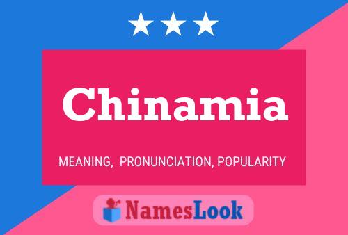 Póster del nombre Chinamia