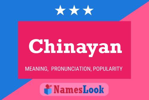 Póster del nombre Chinayan