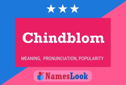 Póster del nombre Chindblom