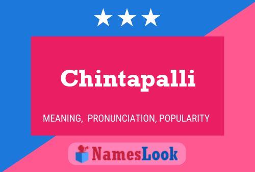 Póster del nombre Chintapalli