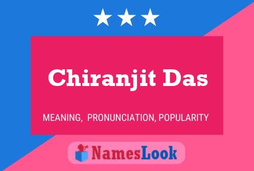 Póster del nombre Chiranjit Das