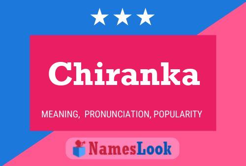 Póster del nombre Chiranka