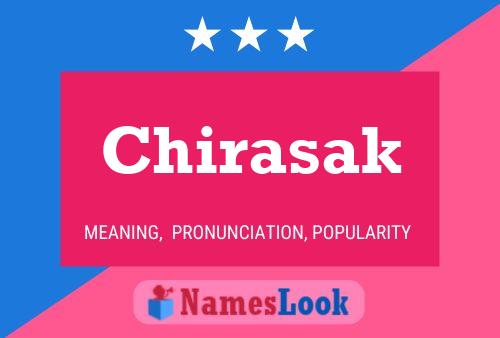 Póster del nombre Chirasak