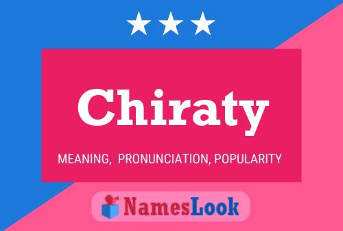 Póster del nombre Chiraty