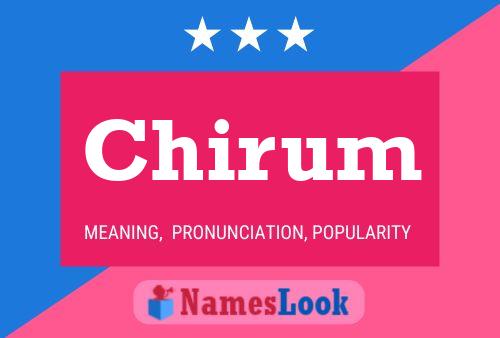 Póster del nombre Chirum