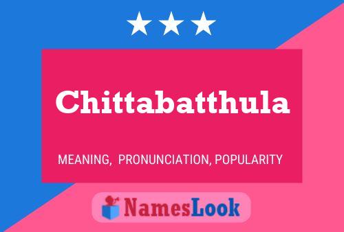 Póster del nombre Chittabatthula