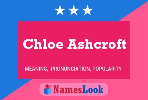 Póster del nombre Chloe Ashcroft