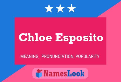 Póster del nombre Chloe Esposito