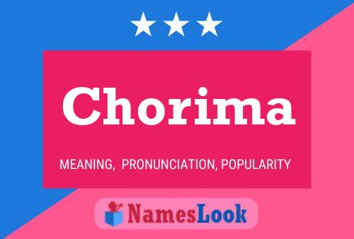 Póster del nombre Chorima