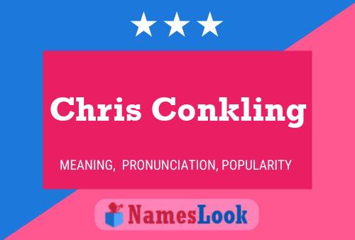 Póster del nombre Chris Conkling