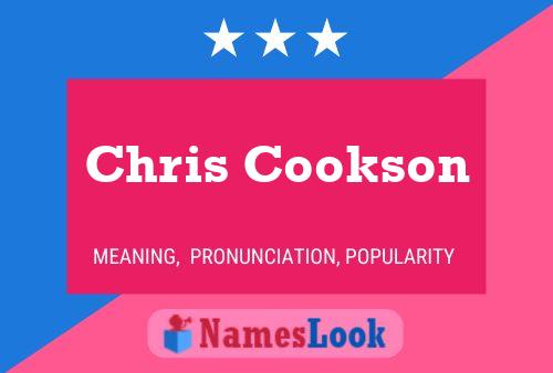 Póster del nombre Chris Cookson