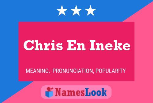 Póster del nombre Chris En Ineke