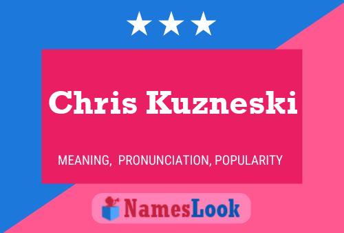 Póster del nombre Chris Kuzneski