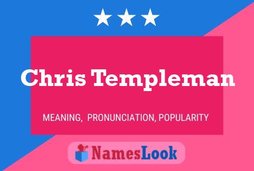 Póster del nombre Chris Templeman