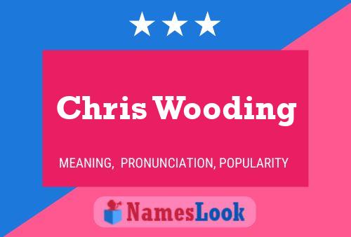 Póster del nombre Chris Wooding