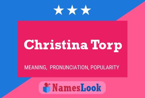 Póster del nombre Christina Torp