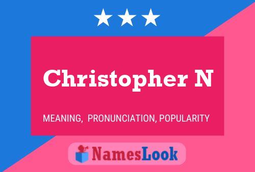 Póster del nombre Christopher N