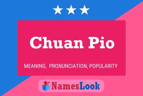 Póster del nombre Chuan Pio