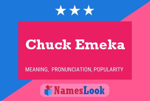 Póster del nombre Chuck Emeka