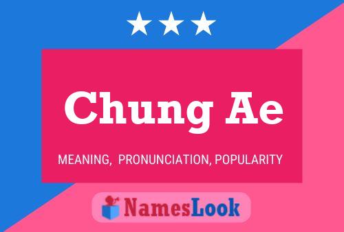 Póster del nombre Chung Ae