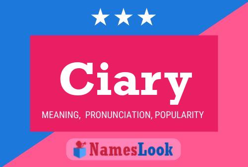 Póster del nombre Ciary