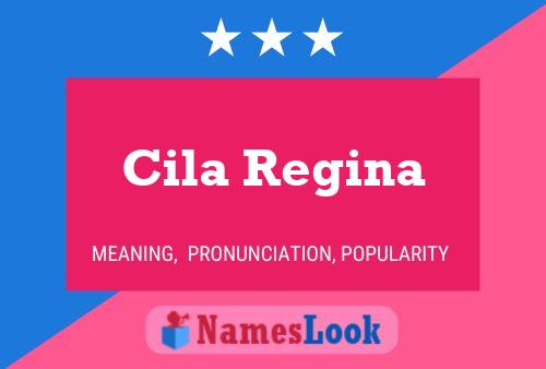 Póster del nombre Cila Regina