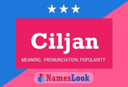 Póster del nombre Ciljan