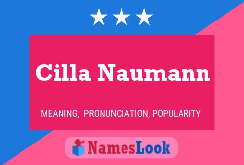 Póster del nombre Cilla Naumann