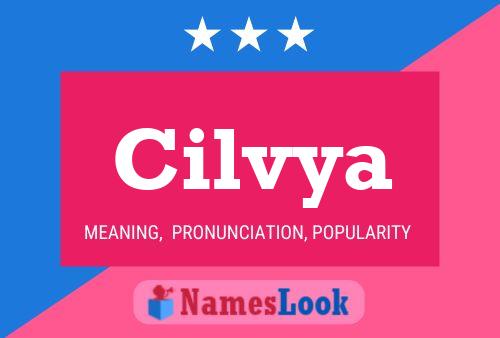 Póster del nombre Cilvya