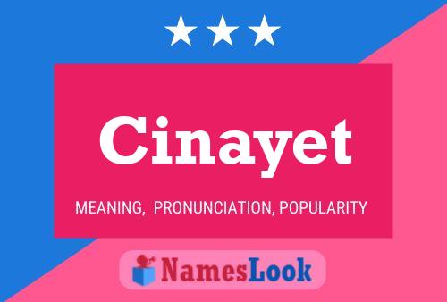 Póster del nombre Cinayet