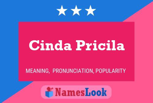 Póster del nombre Cinda Pricila