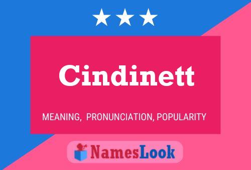 Póster del nombre Cindinett