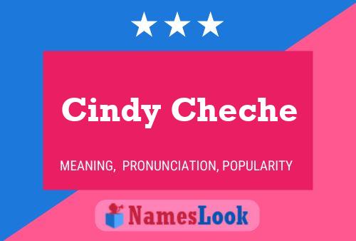 Póster del nombre Cindy Cheche