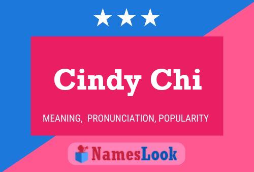 Póster del nombre Cindy Chi