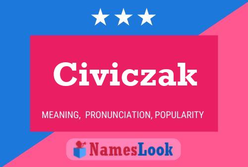 Póster del nombre Civiczak