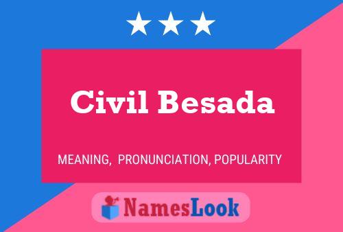 Póster del nombre Civil Besada