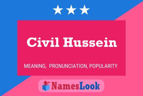 Póster del nombre Civil Hussein